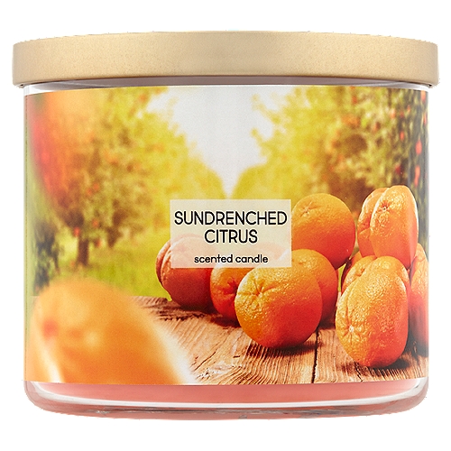 Star Candle Company Sundrenched Citrus Scented Candle, 13 oz