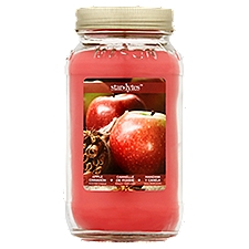 Star Lytes Apple Cinnamon Scented Candle, 18 oz, 18 Ounce