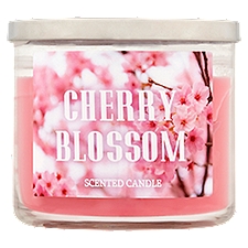 Candle, Cherry Blossom Scented, 14 Ounce