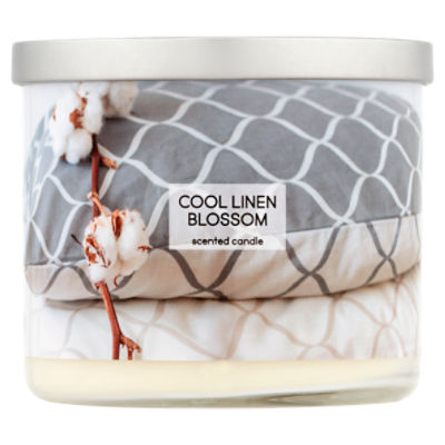 Star Candle Company Cool Linen Blossom Scented Candle, 13 oz