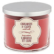 Star Candle Company L.L.C Cinnamon and Clove 3 Wick Candle, 14 Ounce