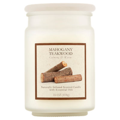 Mahogany Teakwood Candle - CRAV Company