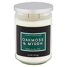 Oakmoss & Myrrh Soy Blend Scented Candle, 16 oz