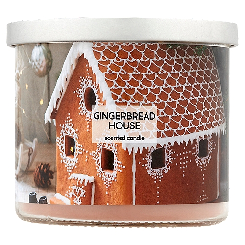 Star Candle Company Gingerbread House Scented Candle, 13 oz