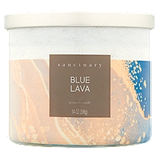 Sanctuary Blue Lava Scented Candle, 14 oz, 14 Ounce