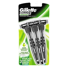 Gillette Mach3 Sensitive Disposable Razors, 3 count, 3 Each
