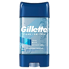 Gillette Clear + Dri-Tech Cool Wave, Antiperspirant/Deodorant, 3.8 Ounce