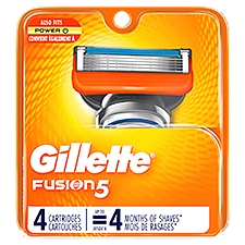 Gillette Fusion5 Cartridges, 4 count