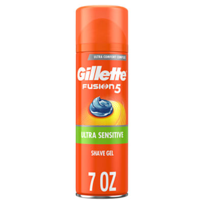 Gillette Fusion5 Ultra Sensitive Shave Gel, 7 oz, 7 Ounce