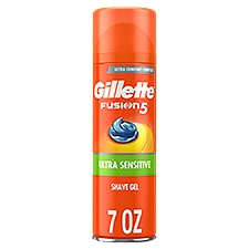 Gillette Fusion5 Ultra Sensitive Shave Gel, 7 oz