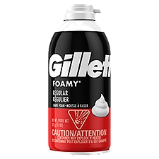 Gillette Foamy Regular, Shave Foam, 11 Ounce