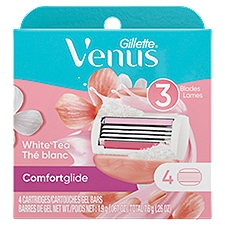 Gillette Venus Comfortglide White Tea Cartridges and Gel Bars