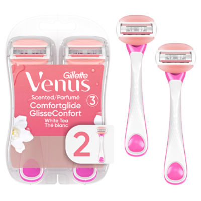 Gillette Venus Comfortglide White Tea Disposable Razors and Gel Bars