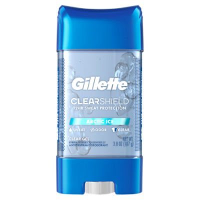 Gillette Antiperspirant and Deodorant for Men, Clear Gel, Artic Ice, 3.8oz