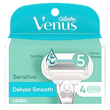 Gillette Venus Sensitive Deluxe Smooth Cartridges, 4 count