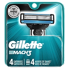 Gillette Mach3, Cartridges, 4 Each