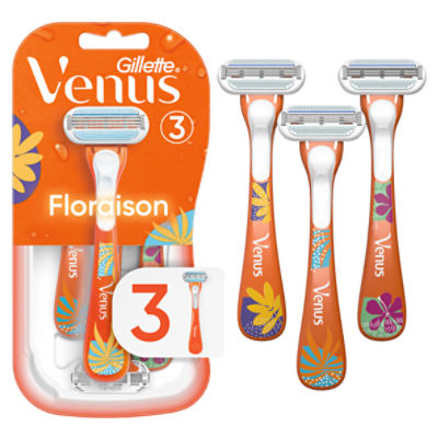 Gillette Venus Treasures Disposable Razors Design Edition, 3 count