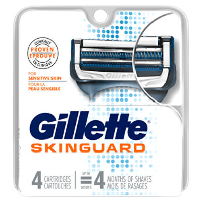 Gillette Skinguard Cartridges, 4 count