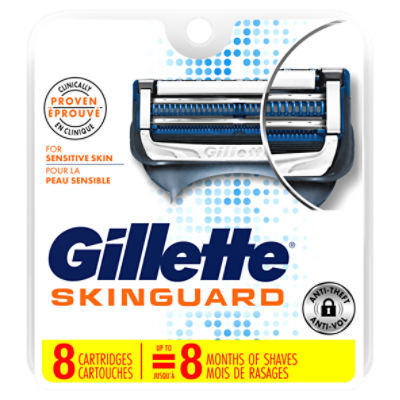 Gillette Skinguard Cartridges, 8 count