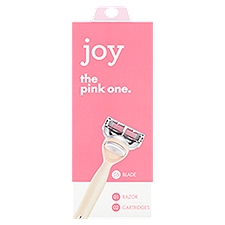 Joy Razor and Cartridges, The Pink One, 2 Each