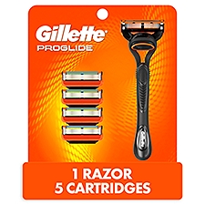 Gillette Fusion5 Men's Razor Handle + 5 Blade Refills