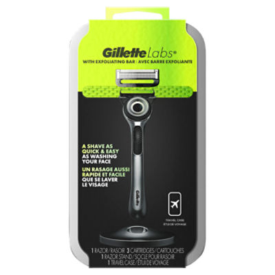 GilletteLabs Razor and Travel Case with Exfoliating Bar