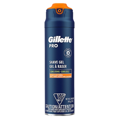 Gillette PRO Shaving Gel for Men, 7oz