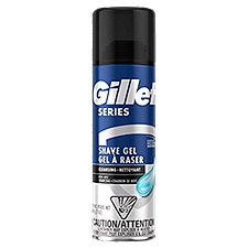 Gillette Series Cleansing Charcoal, Shave Gel, 7 Ounce