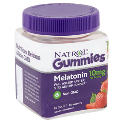 Natrol Strawberry Melatonin Gummies, 10 mg, 90 count