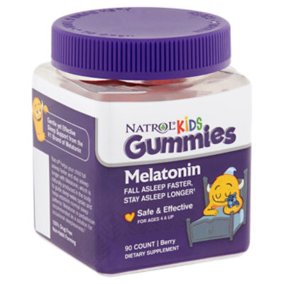 Natrol Kids Berry Melatonin Gummies, 90 count