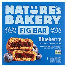 Nature's Bakery Fig Bar Blueberry, 2 Ounce