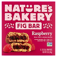 Nature's Bakery Raspberry Fig Bar, 2 oz, 6 count