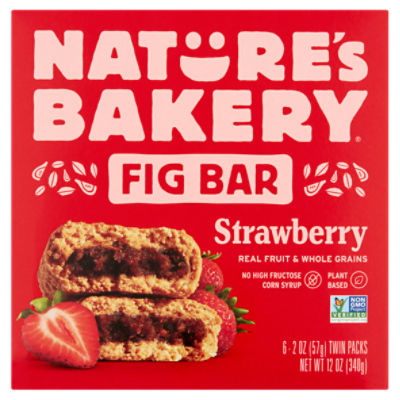 Nature's Bakery Strawberry Fig Bar, 2 oz, 6 count