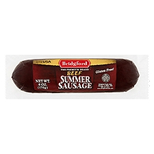 Bridgford Summer Sausage, Beef, 6 Ounce