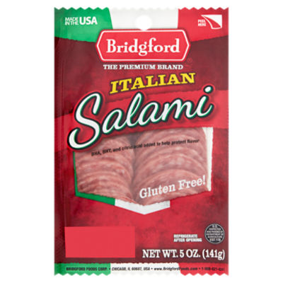 Bridgford Sliced Italian Salami, 5 oz ShopRite