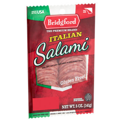 Bridgford Sliced Italian Salami, 5 oz