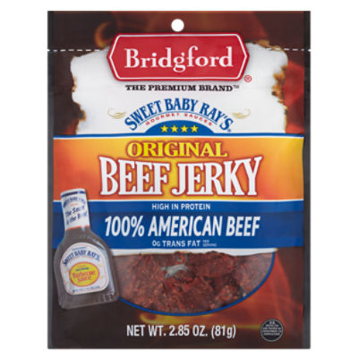 Bridgford Sweet Baby Ray's Barbecue Sauce Original Beef Jerky, 2.85 oz