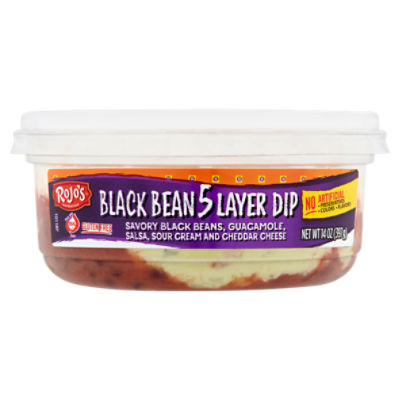 Rojo's Black Bean 5 Layer Dip, 14 oz