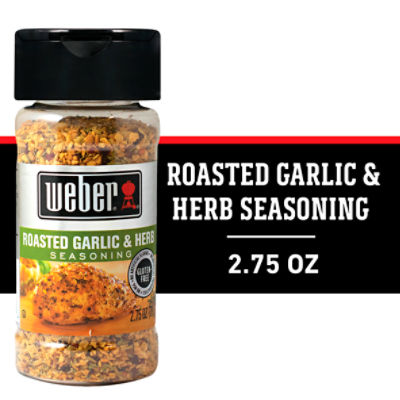 Weber Roasted Garlic & Herb Grilling Seasoning, 2.75 oz, 2.75 Ounce