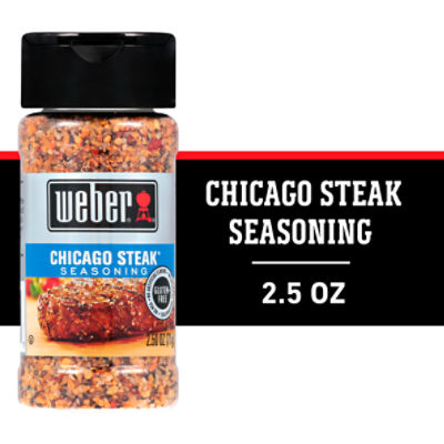 Weber Chicago Steak Grilling Seasoning, 2.5 oz