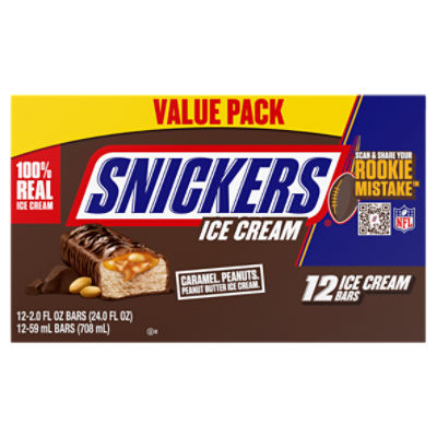 SNICKERS Ice Cream Bars 12-ct Box