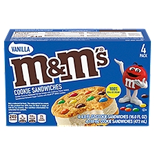 M&M's Vanilla, Cookie Sandwiches, 16 Fluid ounce