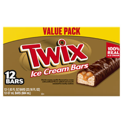 TWIX Ice Cream Bars - 12ct