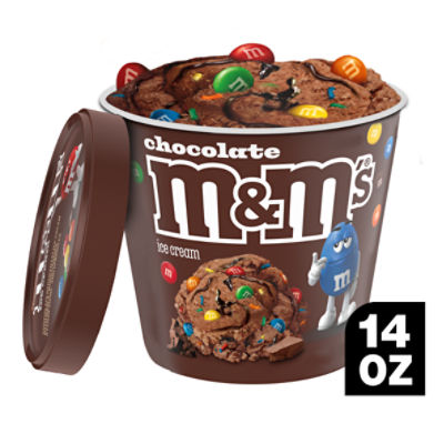 M&M'S Chocolate Ice Cream Pint 14 oz, 14 Fluid ounce