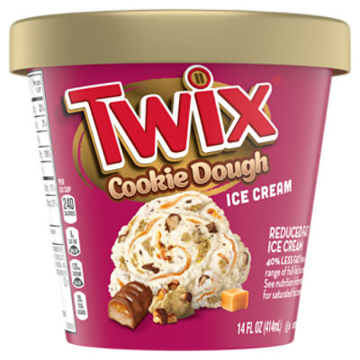 TWIX Ice Cream Cookie Dough Pint 14 oz