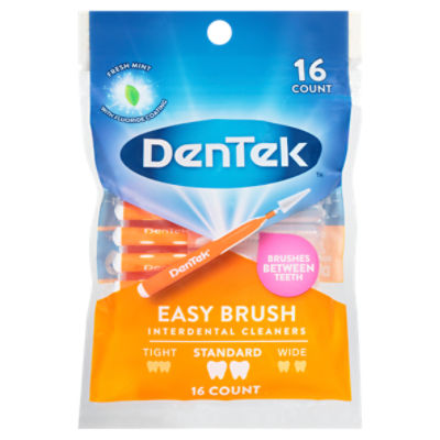 DenTek Easy Brush Standard Interdental Cleaners, 16 count