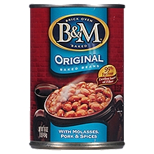 B&M Original with Molasses, Pork & Spices Baked Beans, 16 oz, 16 Ounce