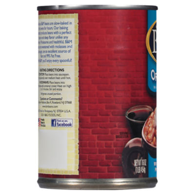 B&M Original with Molasses, Pork & Spices Baked Beans, 16 oz