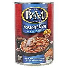 B&M Boston's Best with Molasses, Brown Sugar, Pork & Spices, Baked Beans, 16 Ounce