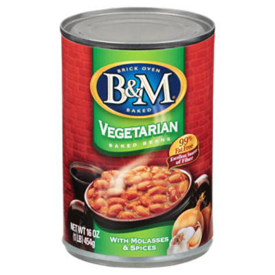 B M Vegetarian with Molasses Spices Baked Beans 16 oz ShopRite